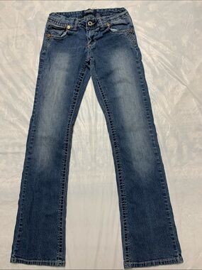 Angels Vintage Y2K Super Low Rise Bootcut Jeans Size 5